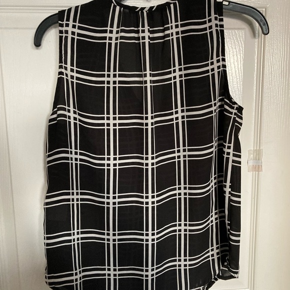 Collective Concepts women’s blouse. Size XS. Black/white. Sheer. - Picture 5 of 6